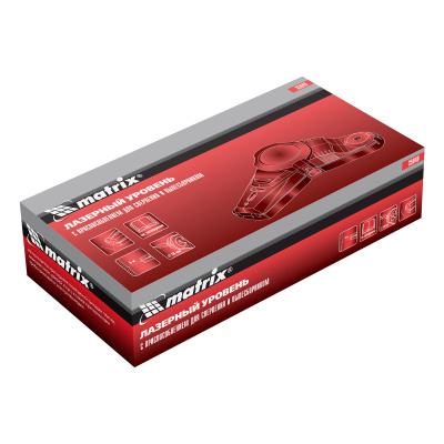 Лазерный уровень с приспособлением для сверления и пылесборником Matrix по ценам производителя в Москве с доставкой по всей России