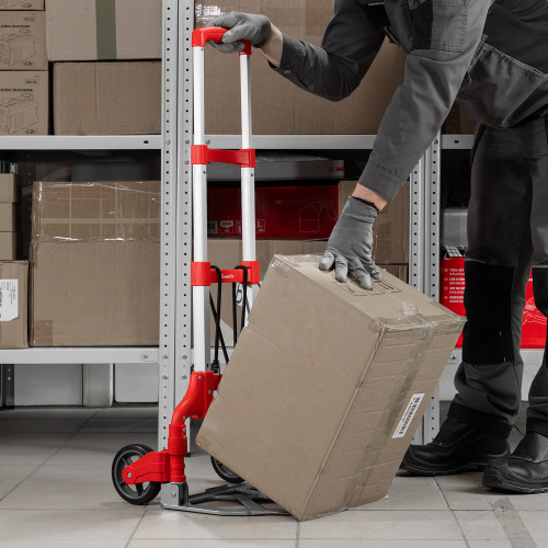 Тележка хозяйственная, складная, 2 колесная, грузоподъемность 70 кг Matrix по ценам производителя в Москве с доставкой по всей России