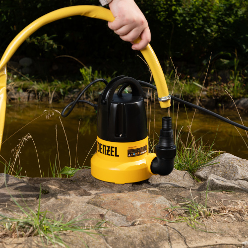 Дренажный насос DP500E, 500 Вт, подъем 7 м, 7000 л/ч Denzel по ценам производителя в Москве с доставкой по всей России