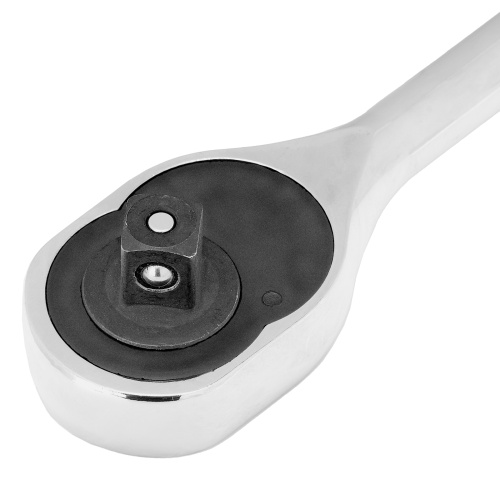 Ключ-трещотка 1/2", 45 зубьев, цельнометаллический, с быстрым сбросом, CrV, хром Сибртех по ценам производителя в Москве с доставкой по всей России