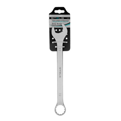 Ключ комбинированный, 22 мм, CrV, матовый хром Stels купить в Москве с доставкой по всей России | ProtosMarket.ru