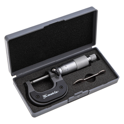 Микрометр механический,0-25 мм Matrix по ценам производителя в Москве с доставкой по всей России