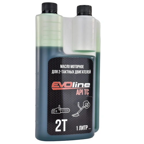 Масло моторное EVOline для 2-х тактных двигателей, полусинтетическое, API TC, 1 л купить в Москве с доставкой по всей России | ProtosMarket.ru
