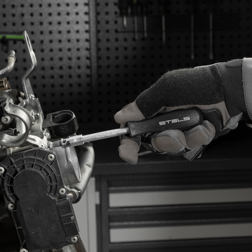 Набор инструментов, 1/2", 1/4", CrV, пластиковый кейс 69 предметов Stels по ценам производителя в Москве с доставкой по всей России