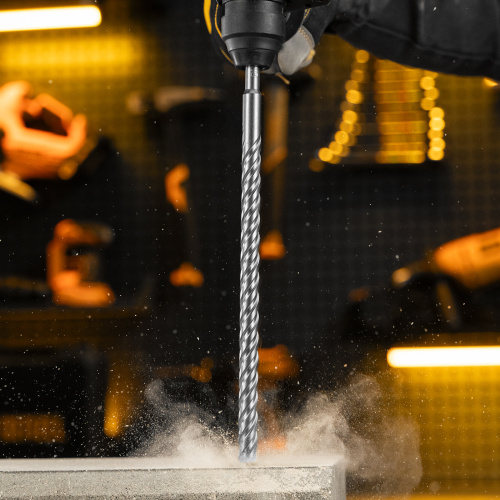 Бур по бетону, цельная крестовая пластина, 14x315 мм, SDS PLUS Denzel по ценам производителя в Москве с доставкой по всей России