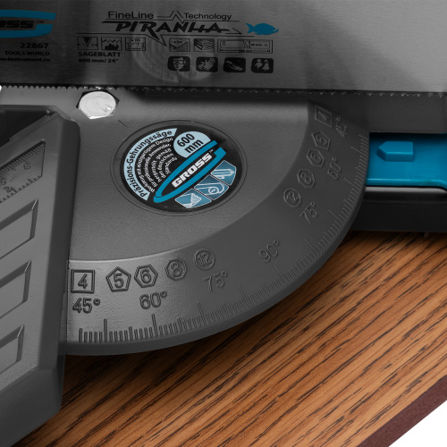 Стусло прецизионное, двухплоскостное, пила 600 мм, две прижимные струбцины, ограничительный упор Gross по ценам производителя в Москве с доставкой по всей России