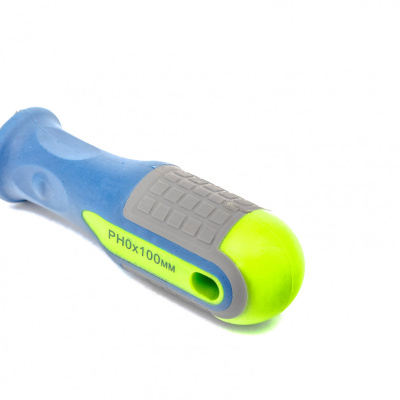 Отвертка, PH0 х 100 мм, CrV, трехкомпонентная рукоятка Сибртех по ценам производителя в Москве с доставкой по всей России