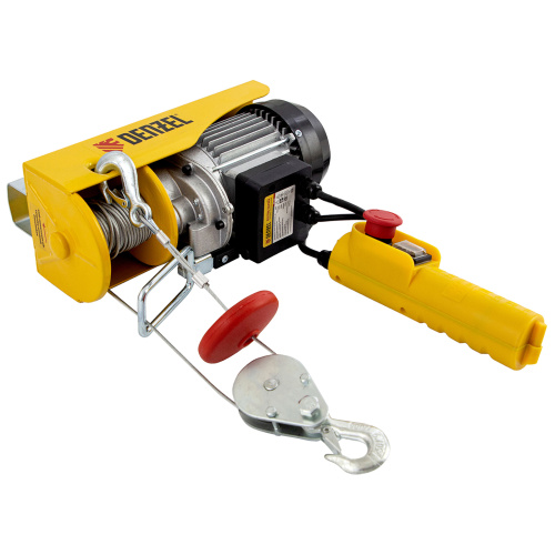 Тельфер электрический TF-250, 0.25 т, 540 Вт, высота 12 м, 10 м/мин Denzel по ценам производителя в Москве с доставкой по всей России