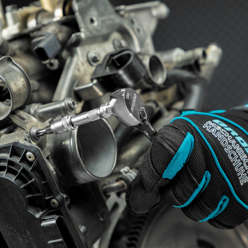 Ключ-трещотка 1/4", CrV, 120 зубьев, цельнометаллический, хром Gross по ценам производителя в Москве с доставкой по всей России