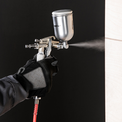Краскораспылитель пневматический для финишных работ с верхним бачком V 0,1 л, сопло D 0.5 мм Matrix по ценам производителя в Москве с доставкой по всей России