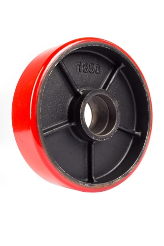 Колесо полиуретановое 180х50 мм без подшипника для тележек гидравлических BF/DF-III/RHP/AC/DF/CW2 по ценам производителя в Москве с доставкой по всей России