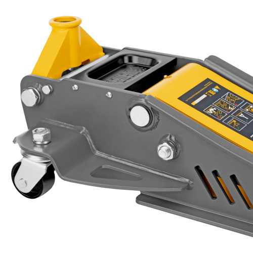 Домкрат гидравлический подкатной, 3,8 т, 110-580 мм, быстрый подъем, низкий подхват, проф. Denzel по ценам производителя в Москве с доставкой по всей России