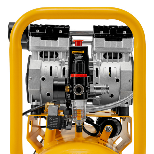 Компрессор безмасляный, малошумный DLS 1500/50, 1500 ВТ, 2x750, 50 л, 260 л/мин Denzel по ценам производителя в Москве с доставкой по всей России