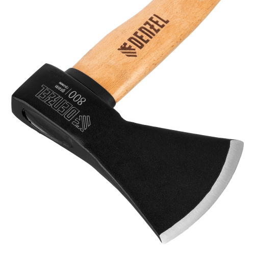 Топор, 800 г, кованый, буковое топорище Denzel по ценам производителя в Москве с доставкой по всей России