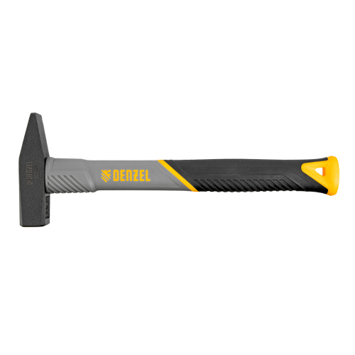 Молоток слесарный, 300 г, кованый, фибергласовая рукоятка c TPR покрытием Denzel по ценам производителя в Москве с доставкой по всей России