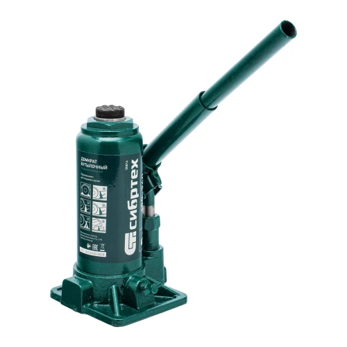Домкрат гидравлический бутылочный, 5 т, 180-340 мм, в пласт. кейсе Сибртех по ценам производителя в Москве с доставкой по всей России