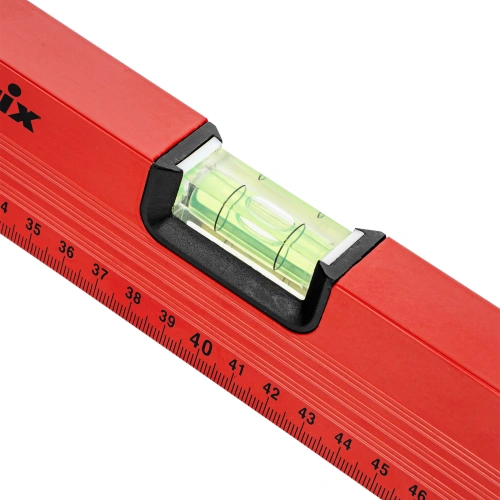 Уровень алюминиевый, 800 мм, 3 глазка, красный, линейка Matrix по ценам производителя в Москве с доставкой по всей России