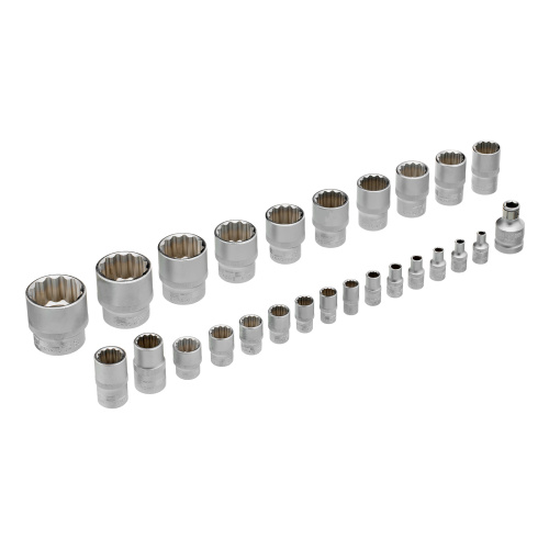 Набор инструментов 1/2", 1/4", CrV, 12 гранные головки, пластиковый кейс, 82 предмета Stels по ценам производителя в Москве с доставкой по всей России