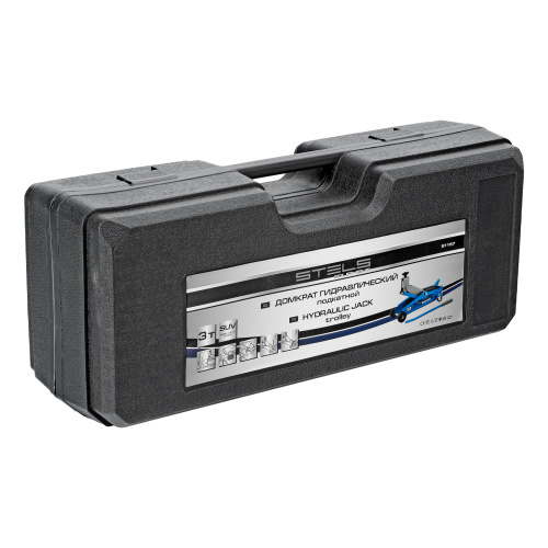 Домкрат гидравлический подкатной, высокий подъем, 3т, SUV, 190-535 мм, в кейсе Stels по ценам производителя в Москве с доставкой по всей России