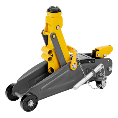 Домкрат гидравлический подкатной с фиксатором, 2 т, 130-330 мм Denzel по ценам производителя в Москве с доставкой по всей России