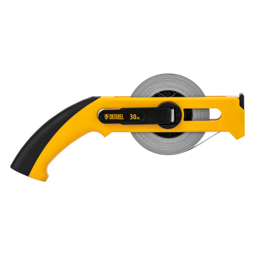 Рулетка геодезическая 30 м х 13 мм, открытый корпус, металлическая лента Denzel по ценам производителя в Москве с доставкой по всей России