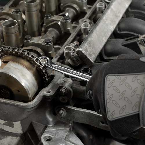 Набор ключей комбинированных 8 шт, 8-19 мм,  антислип Stels по ценам производителя в Москве с доставкой по всей России