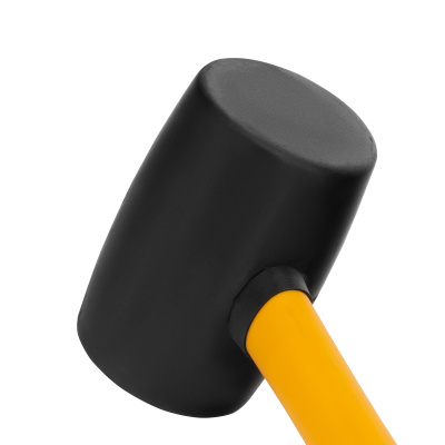 Киянка резиновая, 16 oz, черная резина, фибергласовая рукоятка Denzel по ценам производителя в Москве с доставкой по всей России