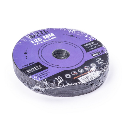 Круг отрезной по металлу FTL Expert II 125 х 1,6 х 22,2 мм A46SBF купить в Москве с доставкой по всей России | ProtosMarket.ru