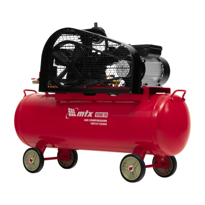 Компрессор воздушный ременный привод КР3000/100  3,0 кВт, 100 литров, 510 л/мин МТХ купить в Москве с доставкой по всей России | ProtosMarket.ru