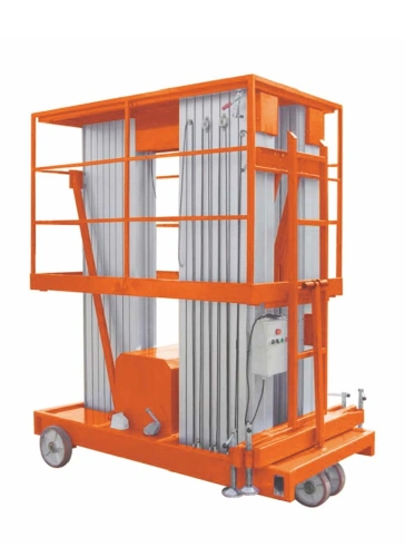 Подъемник мачтовый аккумуляторный 250 кг, 10/12 м, 24/80 В/Ач TOR GTWY10-320 DC 3-мачтовый по ценам производителя в Москве с доставкой по всей России