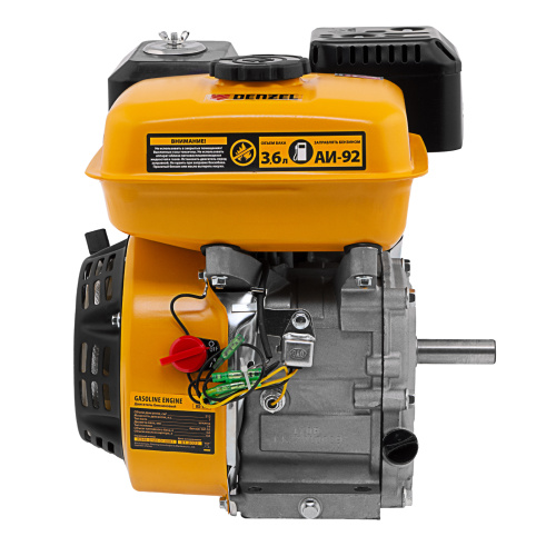 Двигатель бензиновый RX-17K, 7 л.с., 212 см3, горизонтальный вал шпонка 19 мм Denzel по ценам производителя в Москве с доставкой по всей России