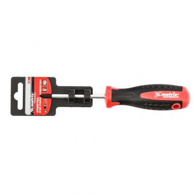 Отвертка Profi, PZ1 x 75 мм, S2, двухкомпонентная рукоятка Matrix по ценам производителя в Москве с доставкой по всей России