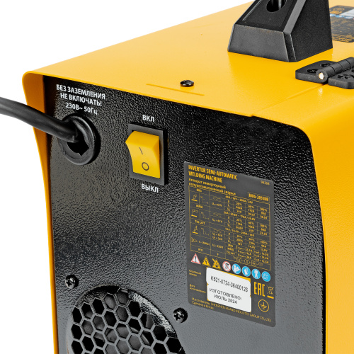 Аппарат инвертор. полуавтомат. cварки IMIG-185SDR, 180 А, ПВ 60%, катушка 5 кг Denzel по ценам производителя в Москве с доставкой по всей России