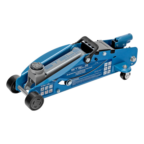 Домкрат гидравлический подкатной 2.5 т, с фиксатором, Safety Pin, 140-385 мм Stels по ценам производителя в Москве с доставкой по всей России