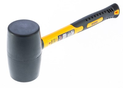 Киянка резиновая, 32 oz, черная резина, фибергласовая рукоятка Denzel по ценам производителя в Москве с доставкой по всей России