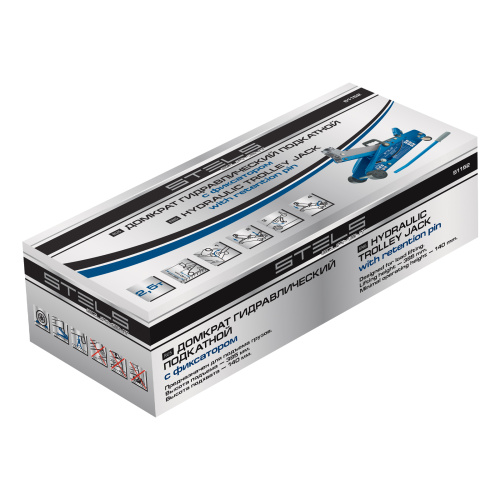 Домкрат гидравлический подкатной 2.5 т, с фиксатором, Safety Pin, 140-385 мм Stels по ценам производителя в Москве с доставкой по всей России