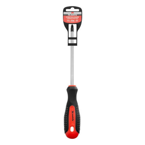 Отвертка Fusion, PZ3 x 150 мм, CrV, трехкомпонентная рукоятка "Anti slip" Matrix по ценам производителя в Москве с доставкой по всей России