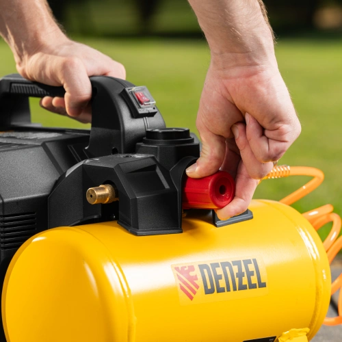 Компрессор  DLS750/6 безмасляный малошумный 750 Вт, 140 л/мин,ресивер 6 л Denzel по ценам производителя в Москве с доставкой по всей России