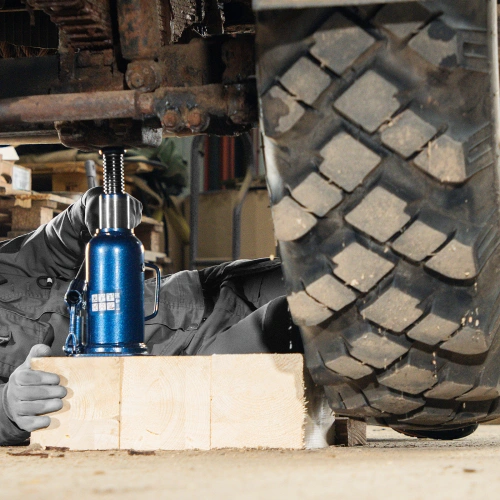 Домкрат гидравлический бутылочный, 16 т, h подъема 227-457 мм Stels купить в Москве с доставкой по всей России | ProtosMarket.ru