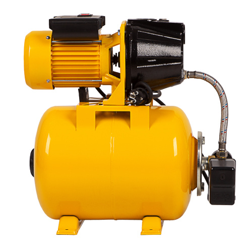 Насосная станция PS1100С, 1100 Вт, 4500 л/ч, ресивер 24 л, подъем 46 м, чугун Denzel по ценам производителя в Москве с доставкой по всей России