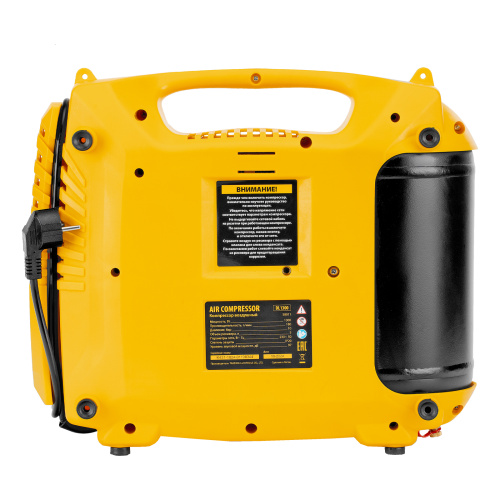 Компрессор воздушный DL1300, 10 бар, 1,3 кВт 180 л/мин 5 л, с набором аксессуаров Denzel по ценам производителя в Москве с доставкой по всей России