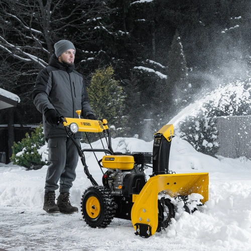 Гибридная снегоуборочная машина с функц. подметания SWB-600, 212 сс, руч. старт, 2 насадки Denzel по ценам производителя в Москве с доставкой по всей России