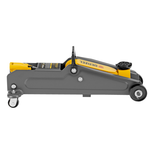 Домкрат гидравлический подкатной, 2 т, 135-385 мм, в пласт. кейсе Denzel по ценам производителя в Москве с доставкой по всей России