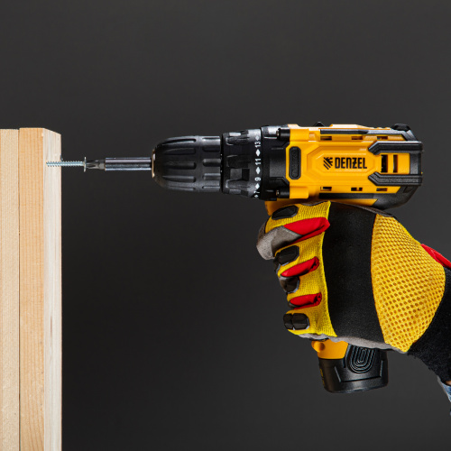 Дрель-шуруповерт аккумуляторная CDL-12CB, Li-Ion, 12 В, 1 акк. Denzel по ценам производителя в Москве с доставкой по всей России
