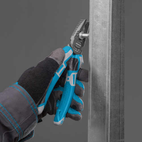 Плоскогубцы комбинированные 180 мм, трехкомпонентные рукоятки Gross по ценам производителя в Москве с доставкой по всей России