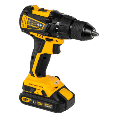 Дрель-шуруповерт аккумуляторная, бесщет. BLDL-IB-18-02, Li-Ion, 18 В, 2 акк. Denzel по ценам производителя в Москве с доставкой по всей России