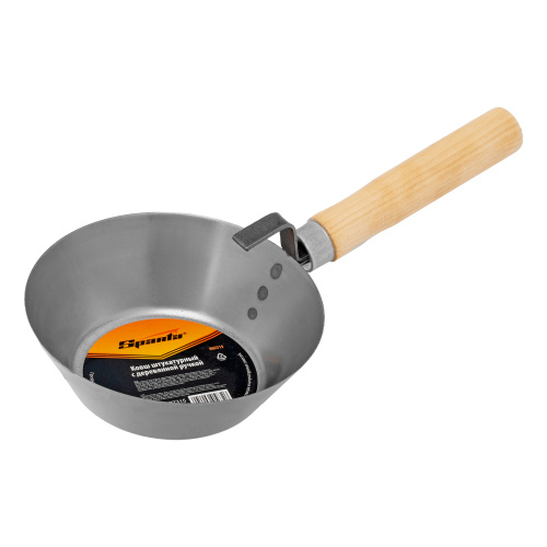 Ковш стальной штатурный, деревянная ручка Sparta по ценам производителя в Москве с доставкой по всей России