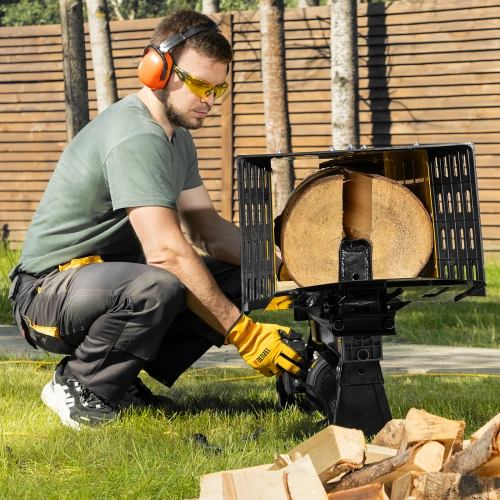 Дровокол электрический ELS7T-52, 2300 Вт, сила раскола 7т, макс. размеры полена D250 x 520 мм Denzel по ценам производителя в Москве с доставкой по всей России