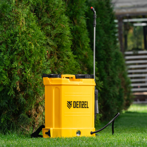 Опрыскиватель ранцевый аккумуляторный D-12LA, 12 л, 12 В, 8 Ач Denzel по ценам производителя в Москве с доставкой по всей России