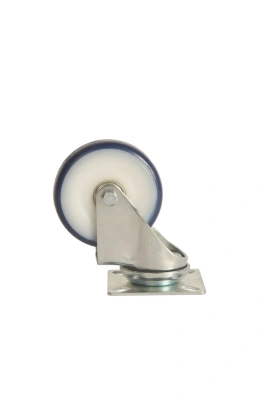 Колесо аппаратное поворотное SCv 92 75 мм (синяя резина) по ценам производителя в Москве с доставкой по всей России